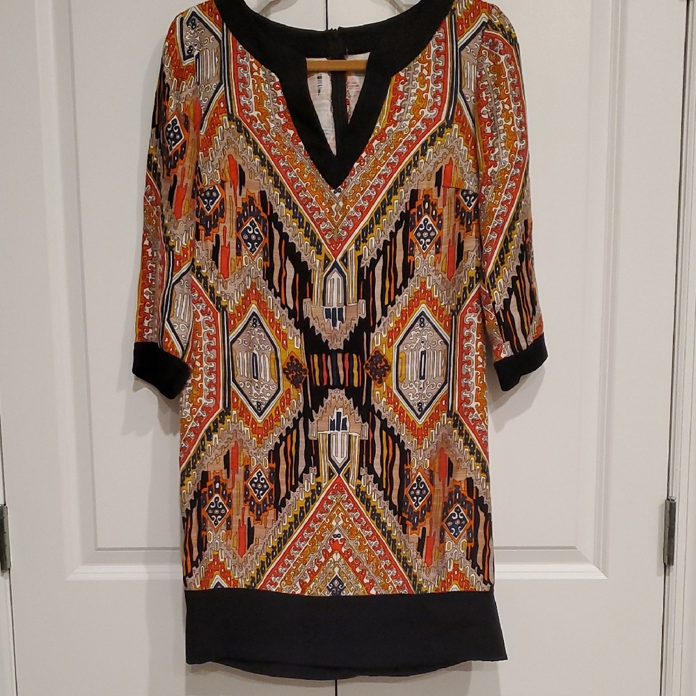 Trina Turk Multicolor Geometric Dress
